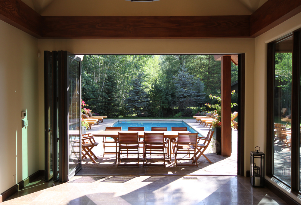 Folding Glass Wall